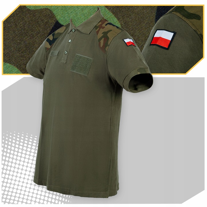 Koszulka polo wojskowa MON 304A Wojska Polskiego polówka męska khaki XXL Rozmiar XXL